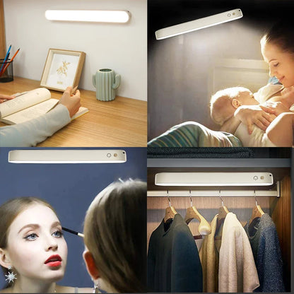 Magnetic LED Night Light Desk Lamp USB Rechargeable Dimming Table Lamp Computer Study Office Reading Stand Light for Bedroom