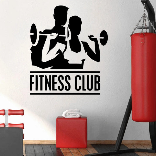 1 pc Gym New Design Wall Stickers Decorave Sticker Home Decor Living Room Bedroom Vinyl Mural Decal