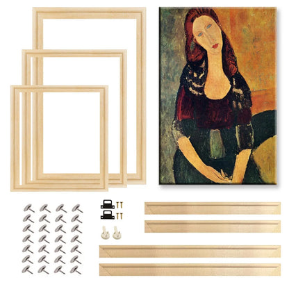 35x45 40x50cm Natural Wooden Picture Frame For Wall Canvas Frame Diamond Painting Frame Picture Poster Wall Frame Home Decor