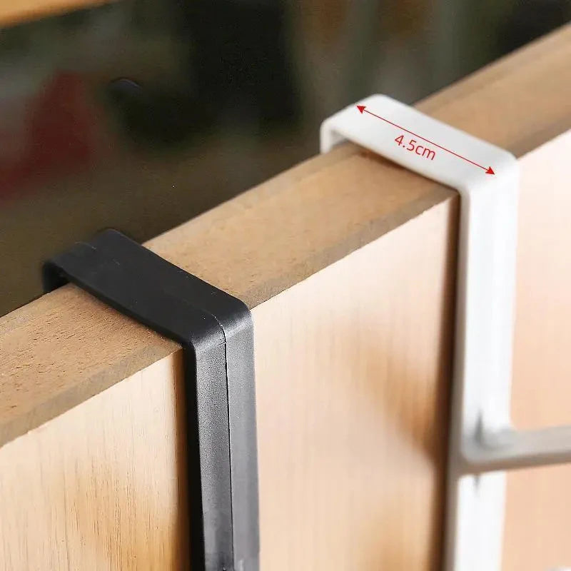 Behind the Door Coat Hook Hanger behind the Door Cabinet Wardrobe Dormitory Door Hook Storage Rack