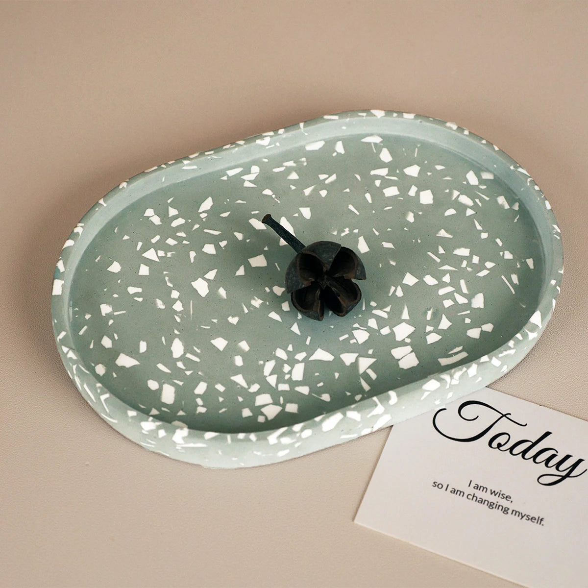 Oval Tray Cement Silicone Mold DIY Jewelry Display Panel Mould Concrete Plaster Resin Crystal Storage Coaster Molds Home Decor