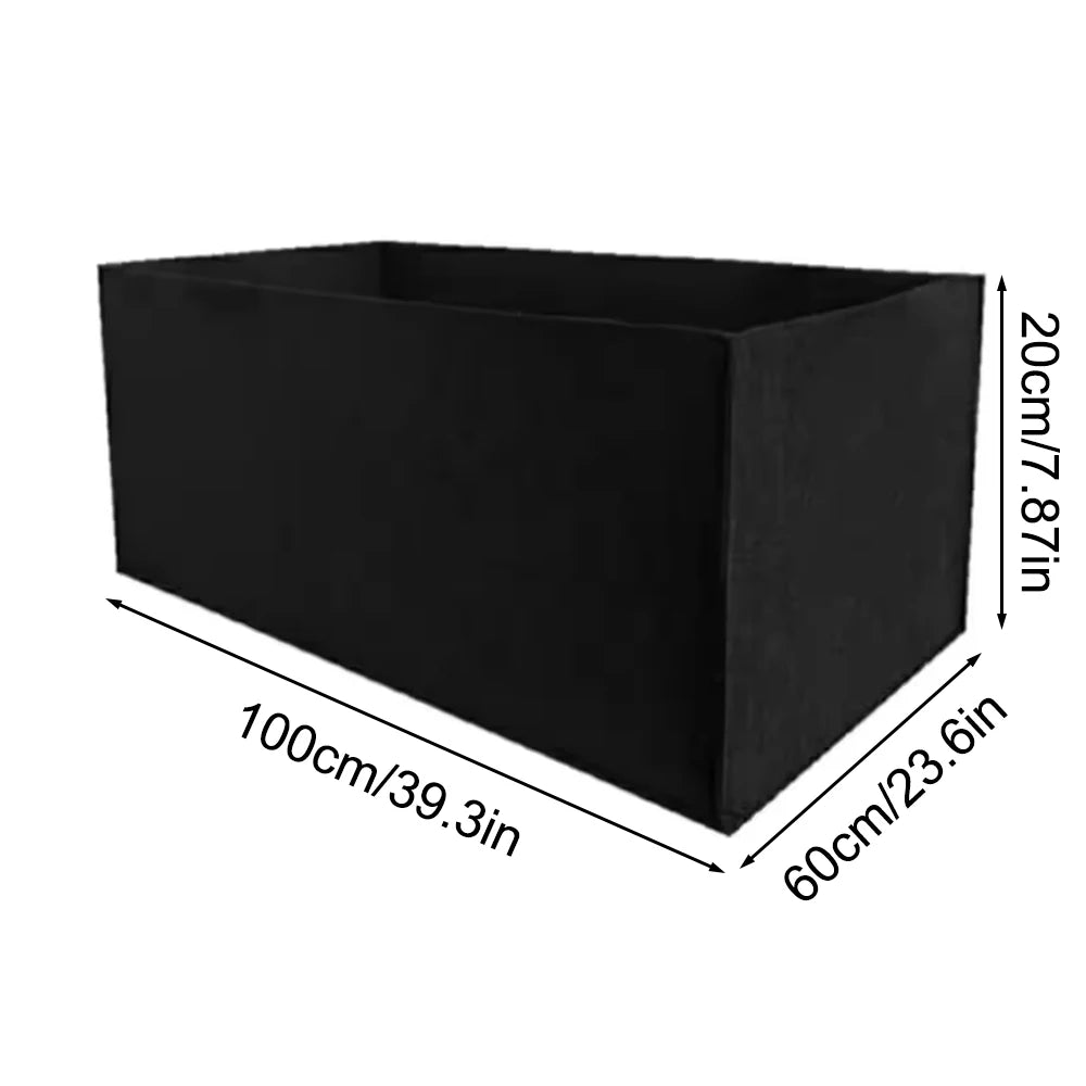 Square Felt Growing Bucket Plant Growth Bag Multi-Functional Vegetable Plant Non-Woven Felt Growing Bag