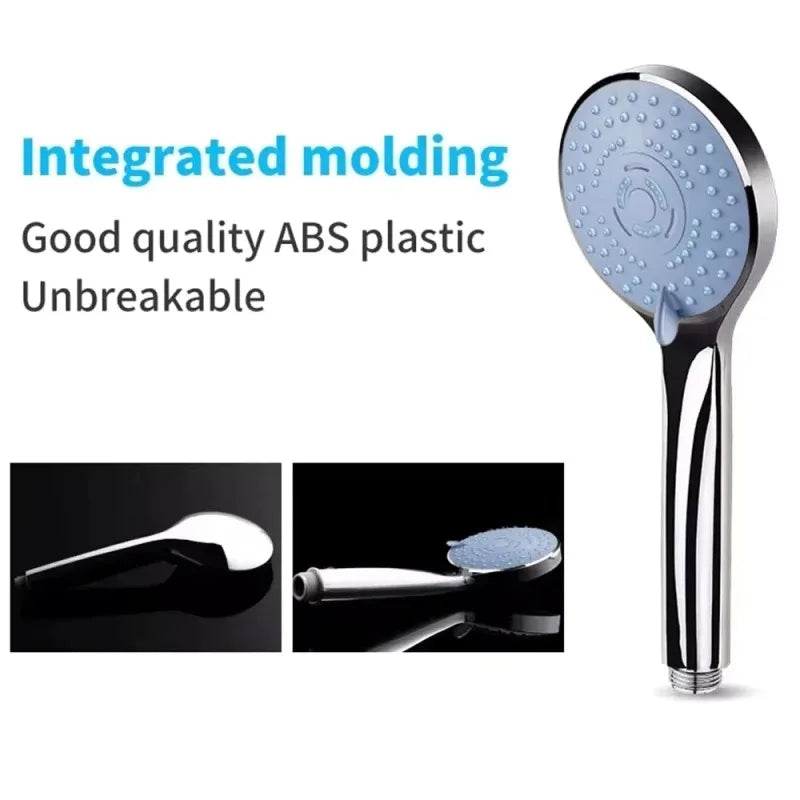 Shower 3 Kit Boosted 5-Speed Large Water Outlet Shower Set Of 3-Piece Household Handheld Large Panel Bathroom Shower