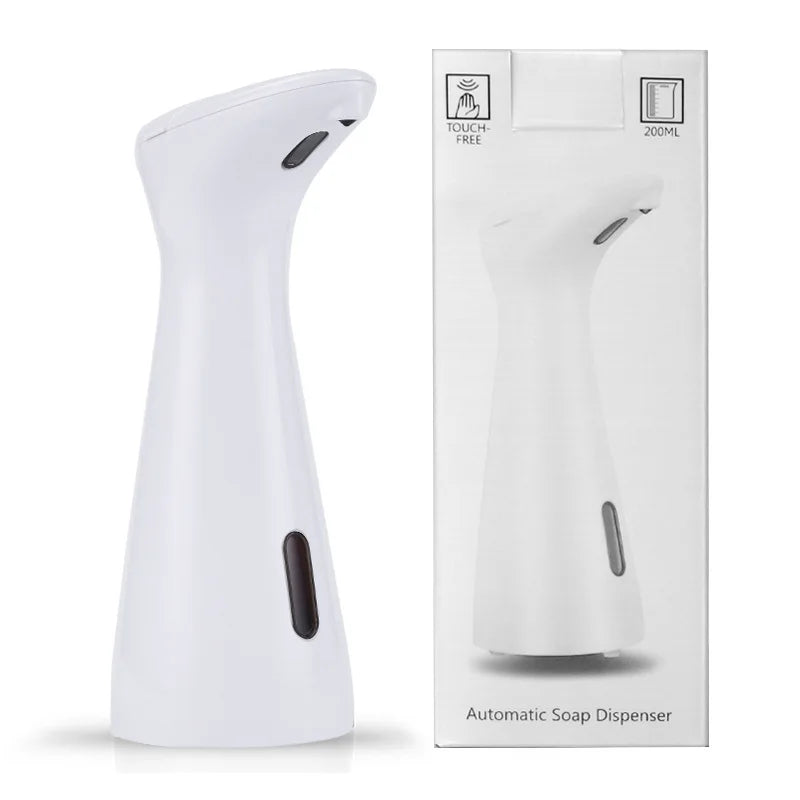 White Automatic Sensor Hand Soap Dispenser Smart Wash Handpiece High Quality ABS Waterproof for Bathroom