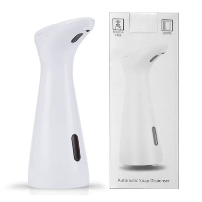 White Automatic Sensor Hand Soap Dispenser Smart Wash Handpiece High Quality ABS Waterproof for Bathroom
