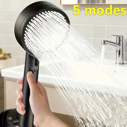 High Pressure Shower Head 3 Modes Adjustable Filter Shower Head Set New Bathroom Shower Head Accessories Sprayer
