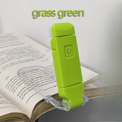 LED USB Rechargeable Book Light Reading Light Eye Protection Night Light Portable Clip Desk Light Bookmark Read Light Night Lamp