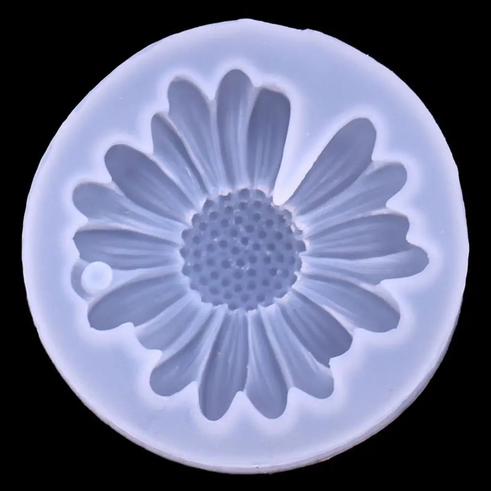 Big Daisy Small Daisy Flower Sun Flower Silicone Mould Flip Chocolate Cake Decoration Mould Diy Baking