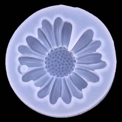 Big Daisy Small Daisy Flower Sun Flower Silicone Mould Flip Chocolate Cake Decoration Mould Diy Baking