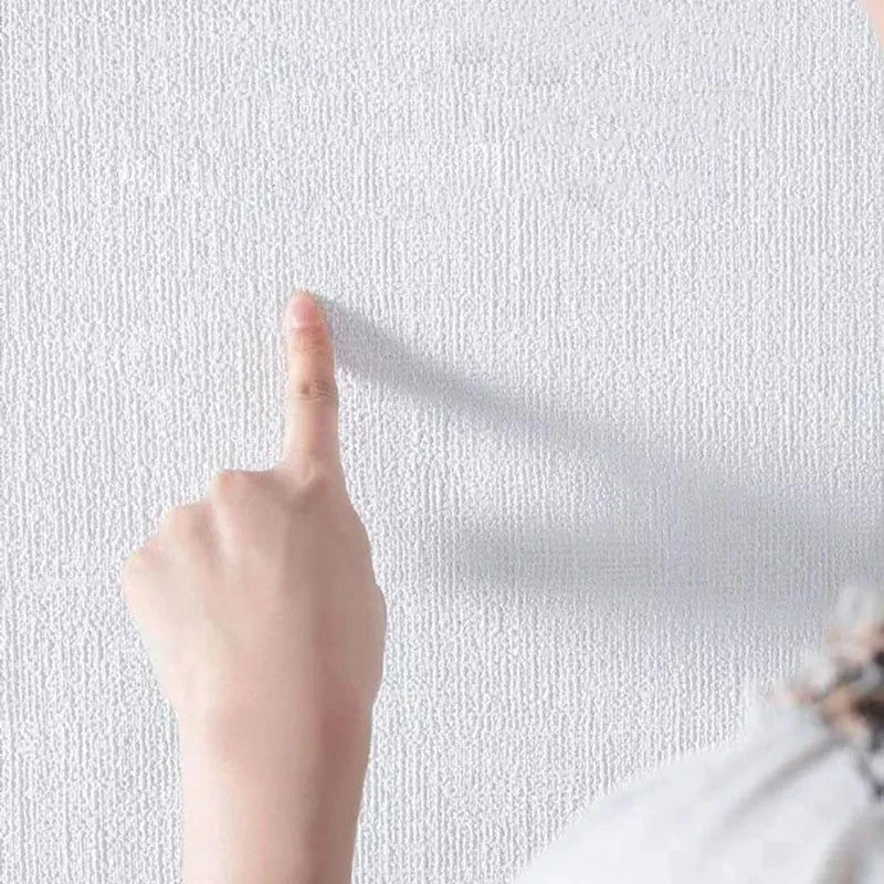 10m 3D Thicken self-adhesive wallpaper linen plain Diatom Mud wall stickers color decor renovation anti-collision Home Decor