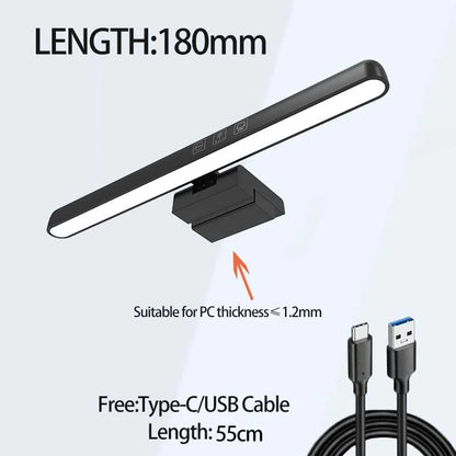 LED Monitor Light Bar Dimmable Night Light with 3 Colors Desk Lamp Learning Office Reading Eye Protection Screen Hanging Light