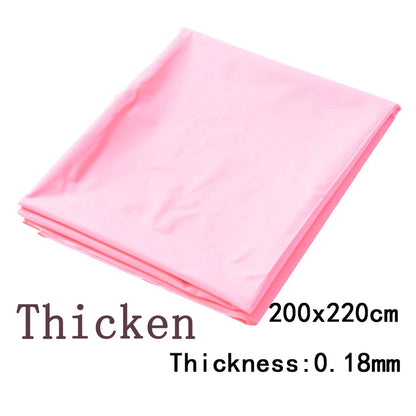 New Couple Game Waterproof Bed Sexy Sheet Waterproof PU Bed Sheet Oil Resistant SPA Mattress Black PVC Thick Bed Plastic Leather