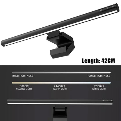 USB Stepless Dimming Screen Hanging Lights Curved Screen Monitor Light Bar RGB Background Atmosphere Desk Lamp Monitor Light Bar