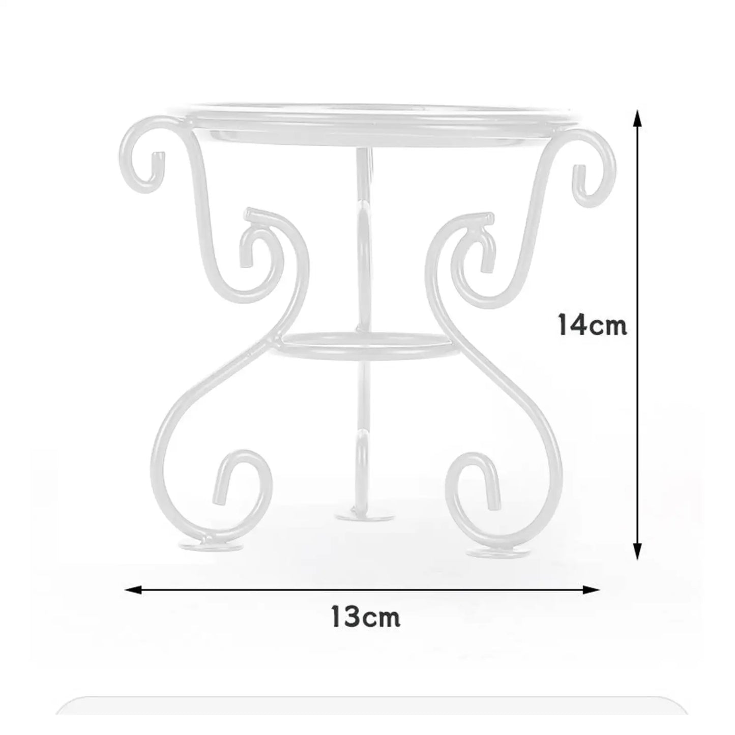 Plant Stand Triangular Support Flower Pot Stand for Bedrooms Room Courtyard