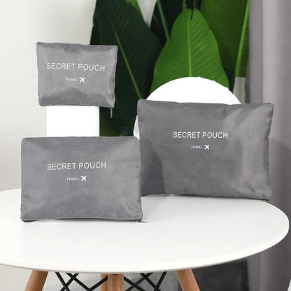 6-piece/set Travel Storage Bag Portable Large Capacity Waterproof Luggage Compartment Clothing Underwear Storage Bag with Zipper