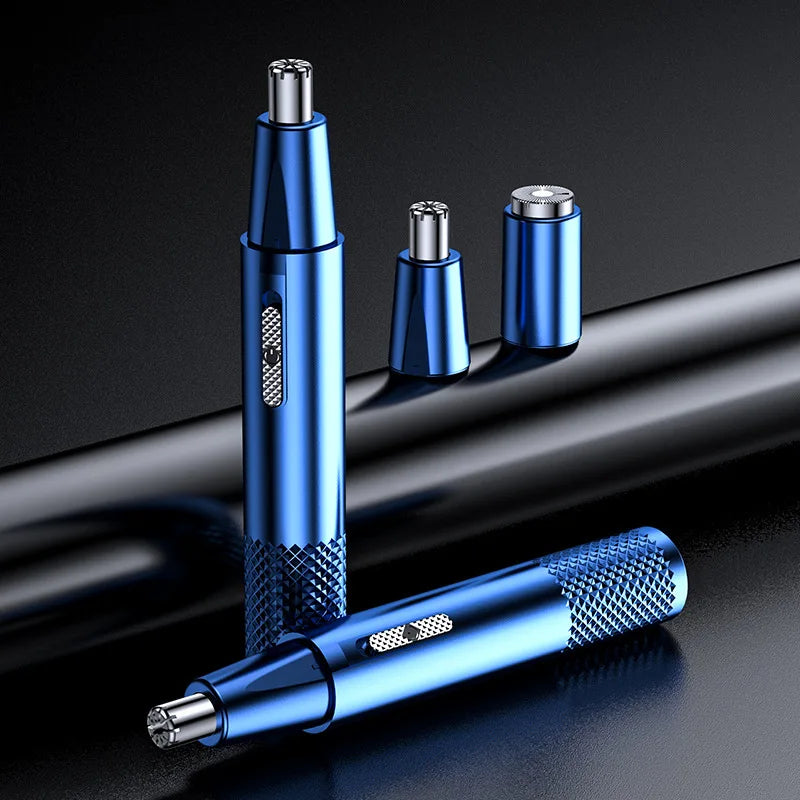 1pcProfessional Nose Hair Trimmer - Compact & Portable,USB Rechargeable Gentle on SkinWaterproof Blades for Easy Cleaning