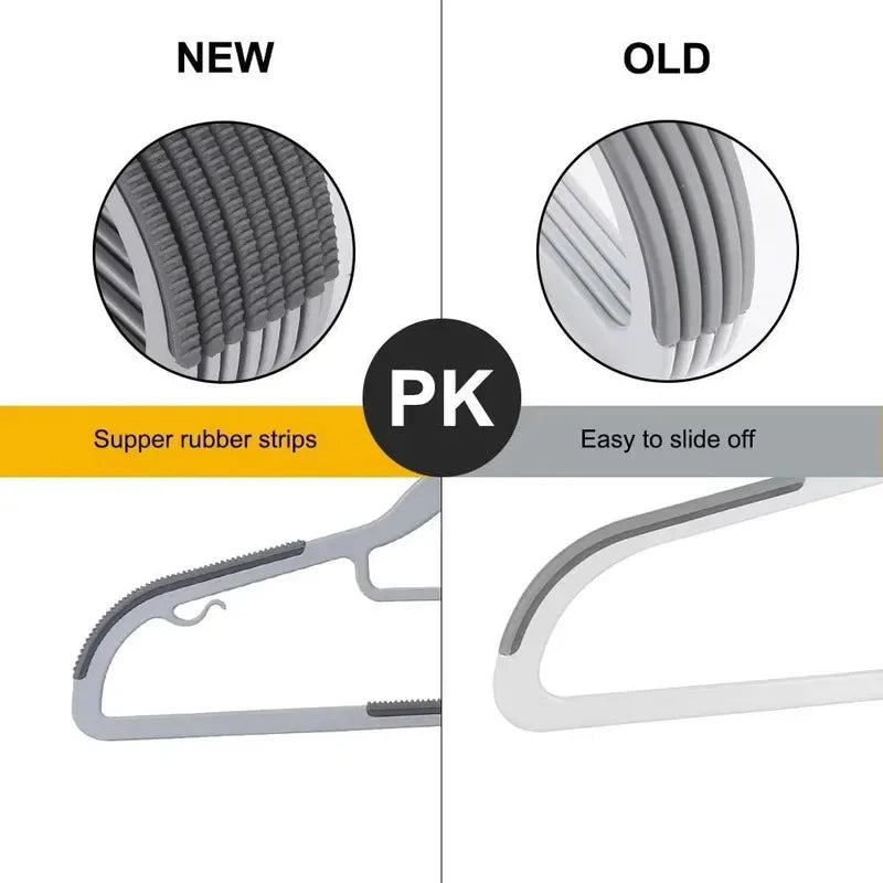 Clothes Household Clothing Storage Anti Slip, Scratch Resistant, Shoulder Corner Drying Rack Heavy Duty Standard Plastic Hangers
