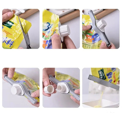 Reusable Sealing Clips for Food Bags Secure Screw Cap Design for Milk Powder, Salt, Spices & Snacks