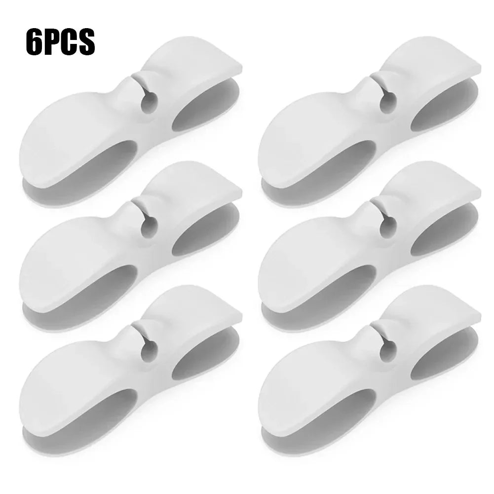 3-6pcs Cord Winder Organizer for Kitchen Appliance Cord Wrapper CableManagement Clip Holder for Air Fryer Coffee Machine Fixer