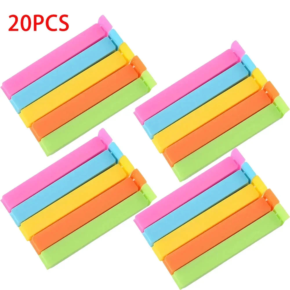 5/10/20PCS Portable Kitchen  Food Snack Seal Sealing Bag Clips Sealer Clamp Plastic Tool Kitchen Accessories Kitchen items
