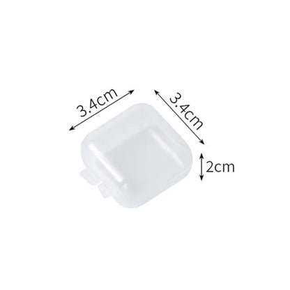 40pcs/set Mini Clear Plastic Storage Box Jewelry Storage Case Transparent Storage Organizer Multifunctional Portable Storage