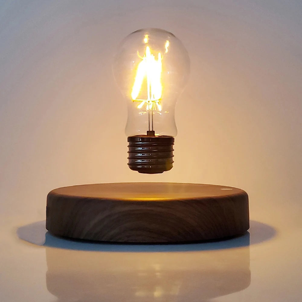 Magnetic Levitation Lamp Creativity Floating Glass LED Bulb Home Office Desk Decoration Birthday Gift Table Novelty Night Light