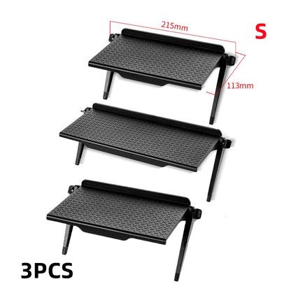 Adjustable TV Screen Top Storage Shelf Computer Monitor Screen Top Storage Rack TV Media Box Router Shelf Rack Home Organizer