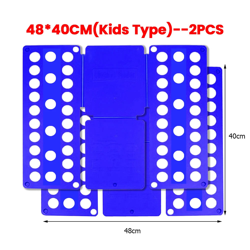 Plastic Folding Clothes Board Easy and Fast Kids Laundry Folder Folding Shirt Board Home Storage Tools for Quick Folding Clothes