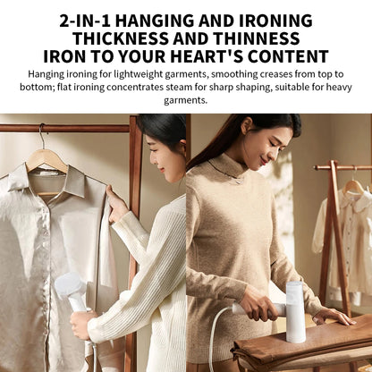New MIJIA Handheld Garment Steamer 2 iron Home Electric Steam Cleaner Portable Foldable Mite Removal Flat Ironing Machine