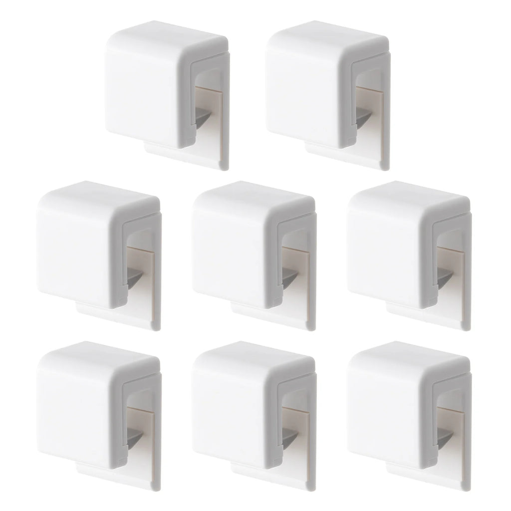Wall Mounted Toothpaste Holder No Drilling Bathroom Organizer Hanging Shower Shelf for Toothbrush Face Wash Storage