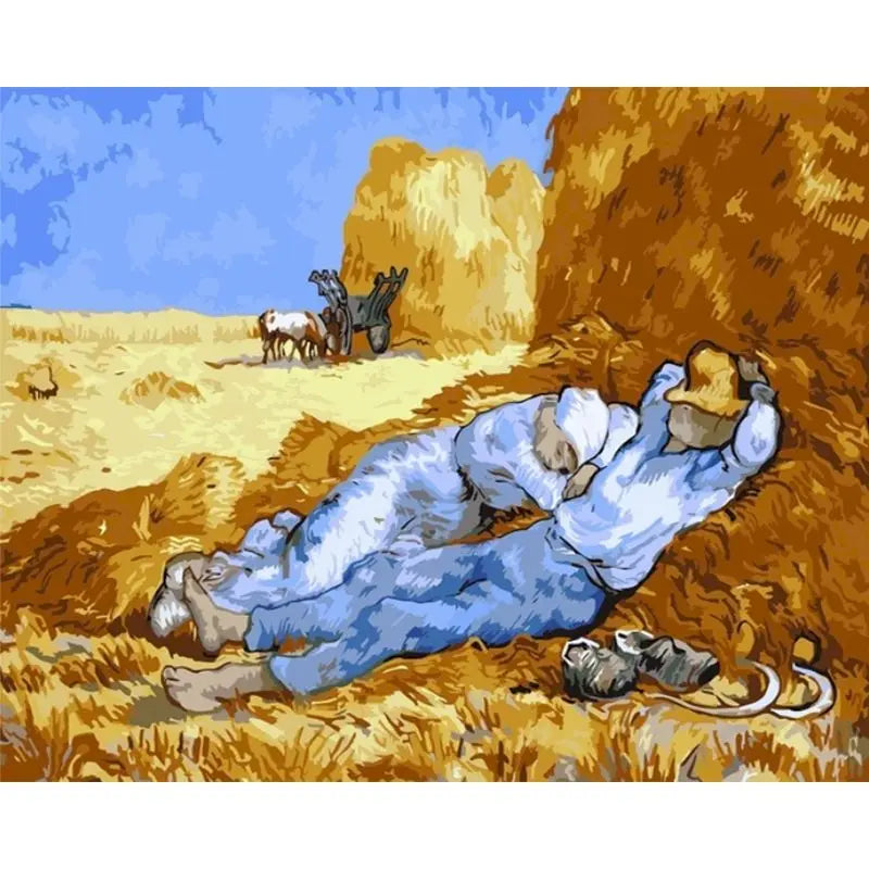 GATYZTORY Van Gogh Oil Painting By Numbers Scenery Paint By Numbers On Canvas Landscape Frameless Home Decor