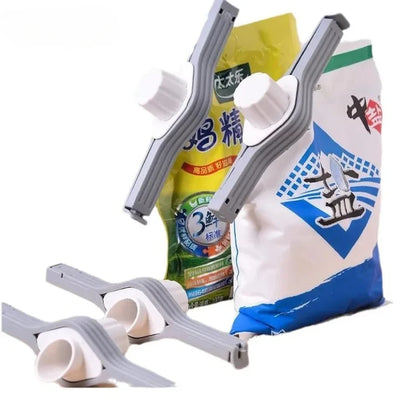 Reusable Sealing Clips for Food Bags Secure Screw Cap Design for Milk Powder, Salt, Spices & Snacks