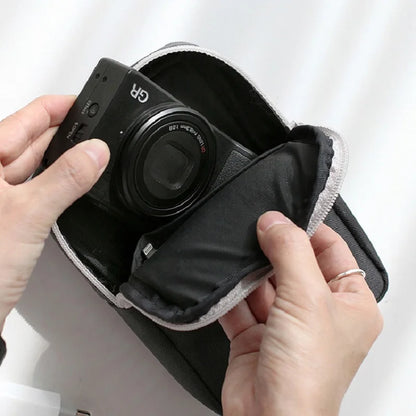 Travel Charger Organizer, Portable Electronics Cable Bag, Digital Gadget Travel Case for Cords, Power Bank, Headphones, USB Cabl