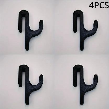 New Modern Plastic Shower Hook Suitable for 8mm Glass Doors Bathroom Organizer, Towels and Clothes Holder Bathroom Accessories