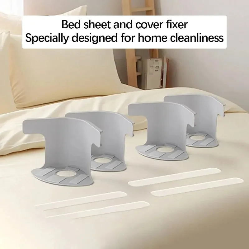 Universal Non-Slip Bed Sheet Clips Corner Tightener Invisible Secure Holder for Mattress And Quilt Cover Bedspread Clamp