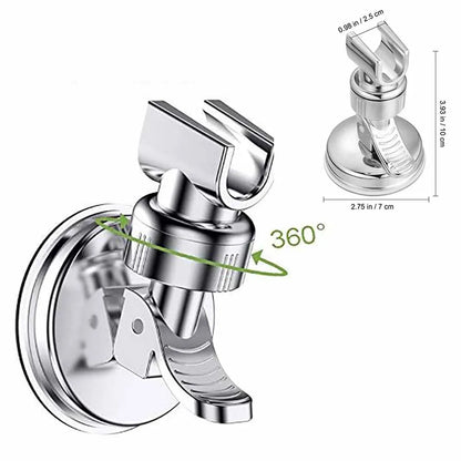 1Pc Universal Shower Head Holder Adjustable Strong Adhesive ABS Shower Brackets Suction Cup Wall Mount Waterproof Shower Base