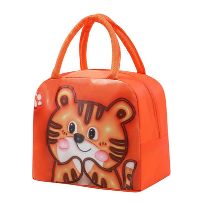 Lunch Bag Thickened Handheld Insulated Lunch Box Bag Children Cute With Meals Lunch Box Bag