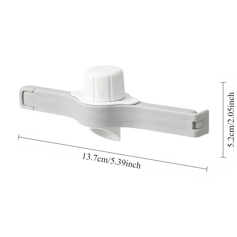 Reusable Sealing Clips for Food Bags Secure Screw Cap Design for Milk Powder, Salt, Spices & Snacks