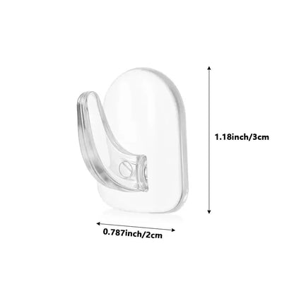 Transparent Mini Small Hooks Household Load-bearing Adhesive Hooks Without Punching Kitchen Waterproof Hook Multifunctional Hook