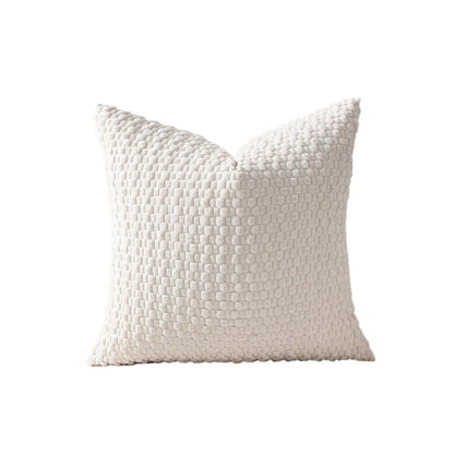 1pc Soft Boho style modern double-sided design pillows cover, Farmhouse Neutral Decorative Home Decor Striped Corduroy Square