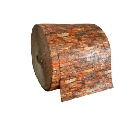 70cmx1/5/10m 3D Wallpaper Decoration Self-adhesive Antique Foam Brick Wallpaper Living Room Bedroom Waterproof 3D Wall Sticker