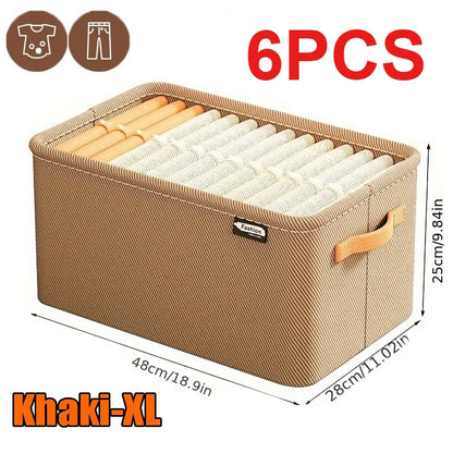 Thicken Clothes Organizer Pants Sweater Storage Cabinets Drawers Organizer Jeans Storage Box Wardrobe Clothes Storage Organizers
