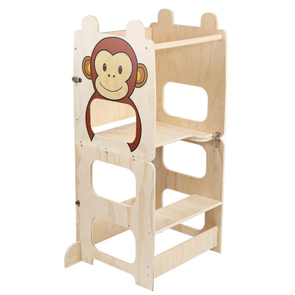 Children's Montessori observation tower Kitchen & learning aid-Transformable into Desk-stylish & versatile Design