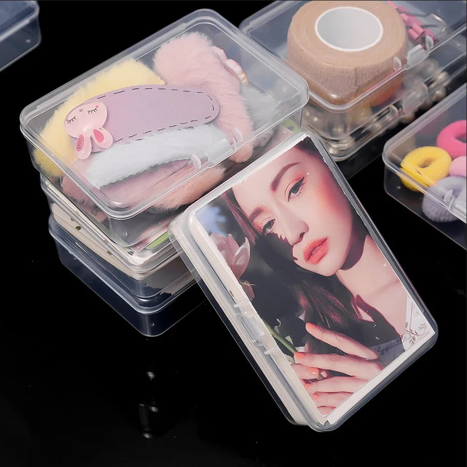 3/5/10Pcs Plastic Boxes Playing Cards Container Storage Case Packing Poker Game Card Box Board Games Card Organizer