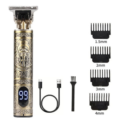 LCD Display T9 Electric Hairber 0mm Shaver Hair Trimer Home Appliances Travel Barber Razors Shaving Machine for Men Trimmer Man