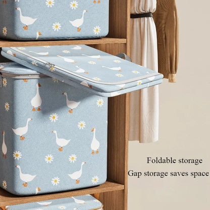 2025 Cotton Quilt Storage Bag Large Capacity Quilt Storage Box Non Woven Clothes Special Storage Moving Luggage Bag Portable
