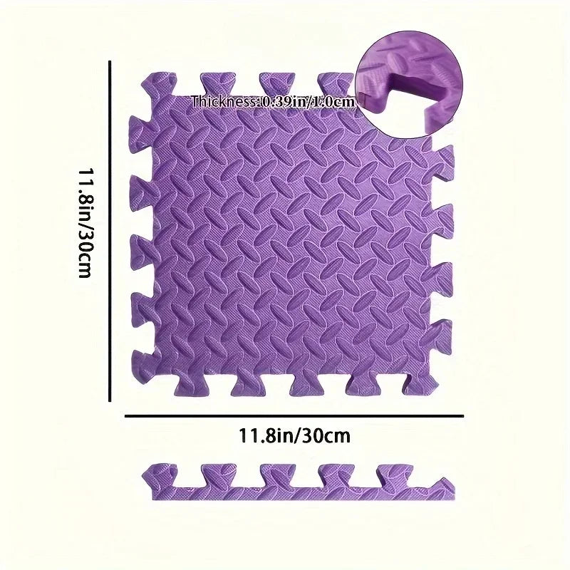 16PCS 30x30cm EVA Puzzle Mat – Thick Baby Play Mat for Kids, Non-Slip & Waterproof Crawling Floor Tiles, Interlocking Foam Rug