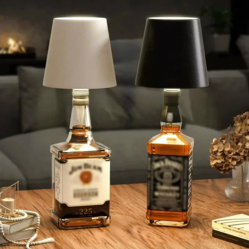 Wireless Bottle Lamp  3-Color Touch Control with Stepless Dimming, Perfect Fit for Wine Bottles, Replaces Traditional Wine Corks