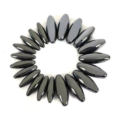 2/4Pcs Multiple Sizes Black Fridge Magnets Strong Magnetic Rugby Ball Oval Magnet Beads Set Health Care Massager Home Decor Gift