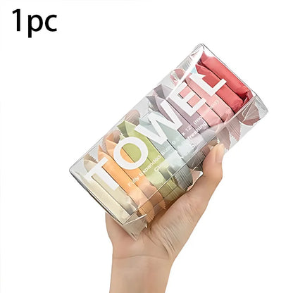 1 Pcs Compressed Cotton Disposable Face Towels, for Travel. 14x7cm, Soft, Individually Wrapped, Hygienic